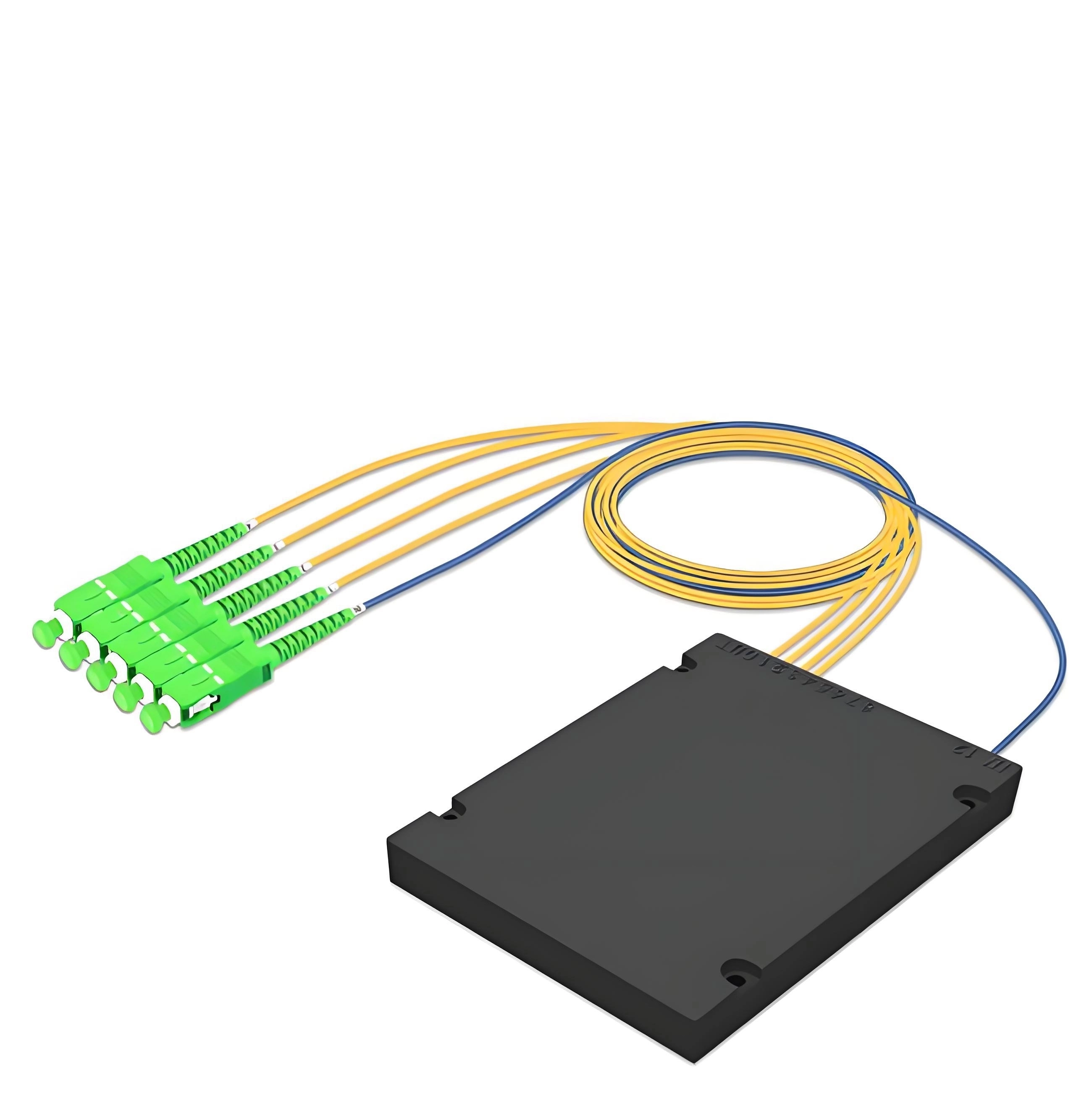 ABS Muhafazasında 1x8 PLC Fiber Bölücü - Tek Modlu G652D / G657A, Özelleştirileb