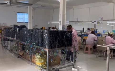 Fiber Optic Drop Cable Packaging and Inspection in Action