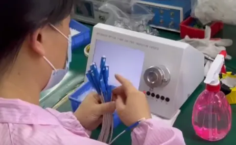 Flat Drop Fiber Patch Cord Testing Video | Ensuring Stable a